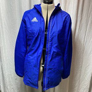 Electric Blue Adidas Jacket - Size Medium